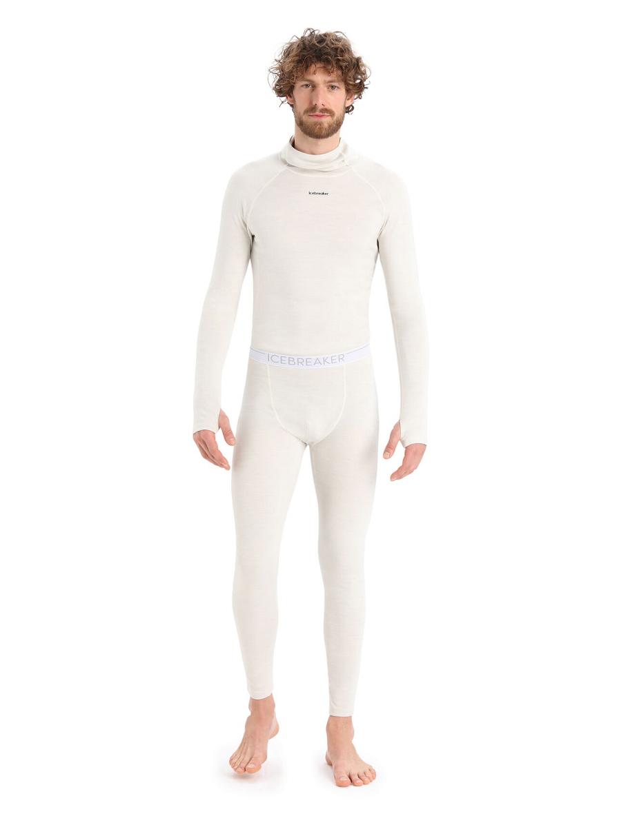 Leggings Icebreaker 15.5 Merino Thermal Homme Blanche | FR 1123AHKP